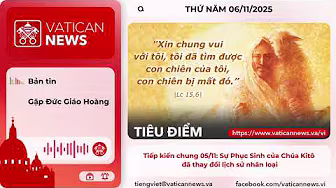 Radio thứ Năm 06/11/2025 - Vatican News Tiếng Việt